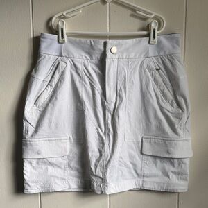 Athleta White Trekkie 2 Skort Sz 6